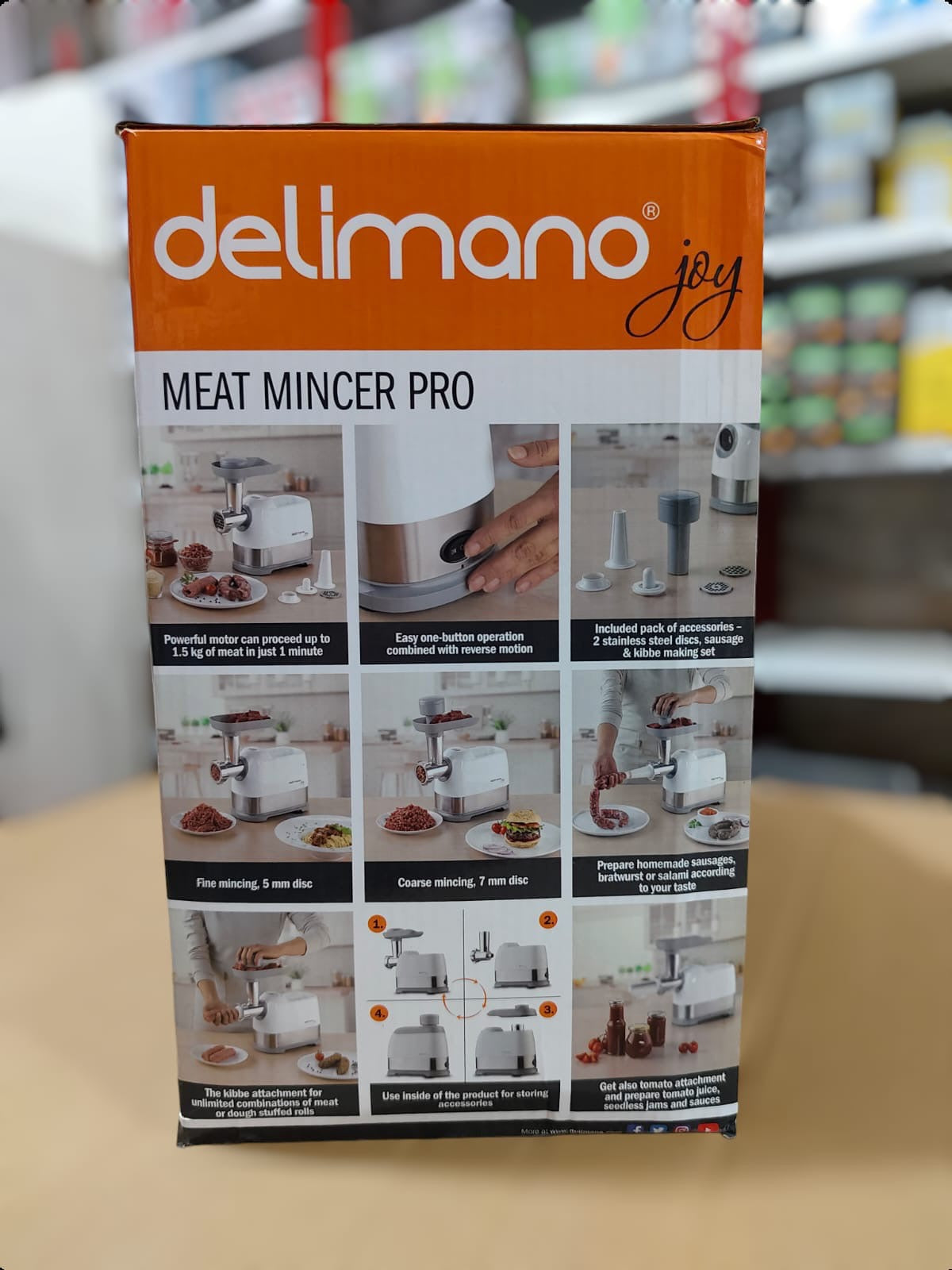 DELIMANO 3 in 1 MEAT MINCER PRO