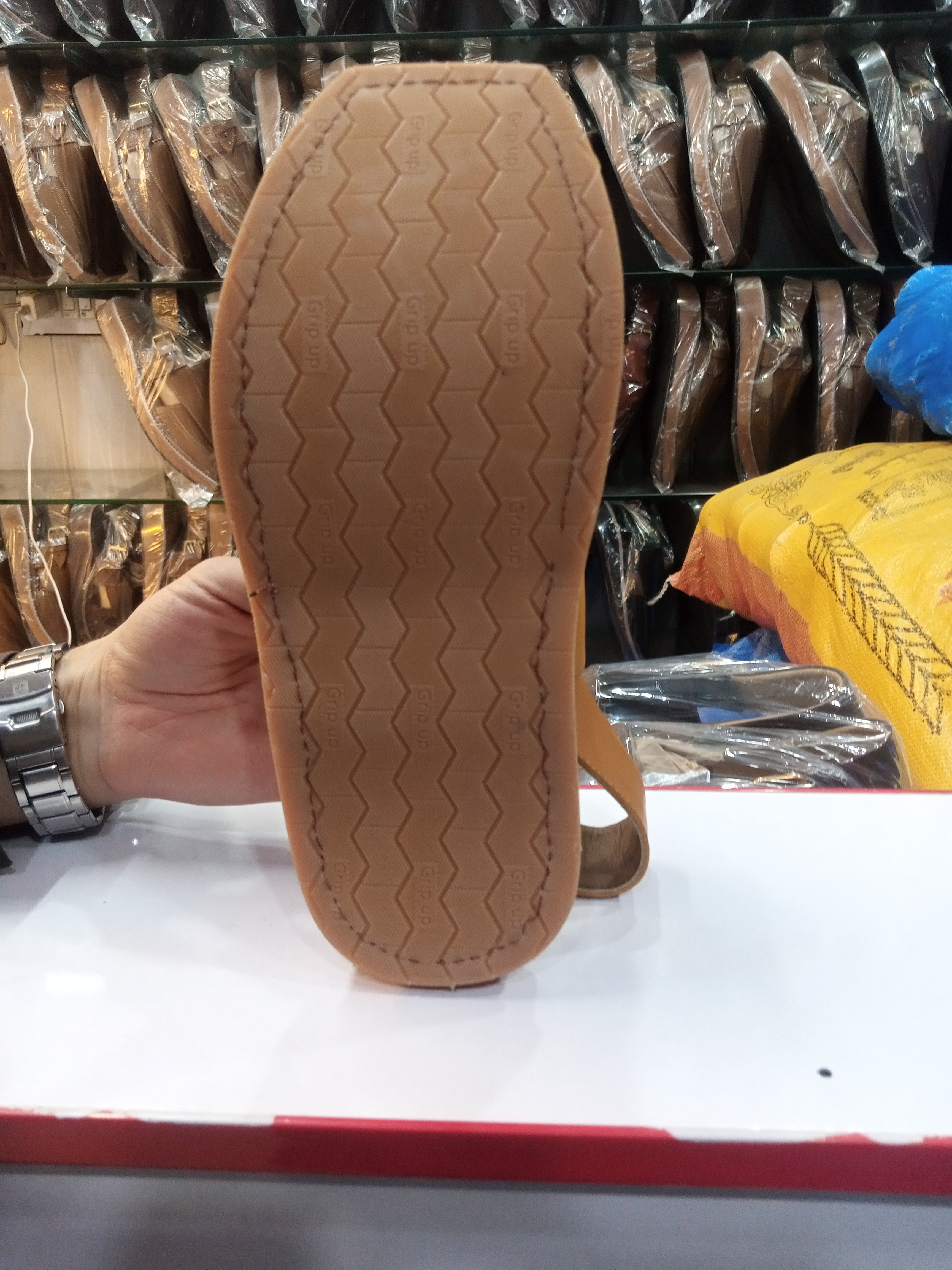 Imported leather light kiamal sole batten design